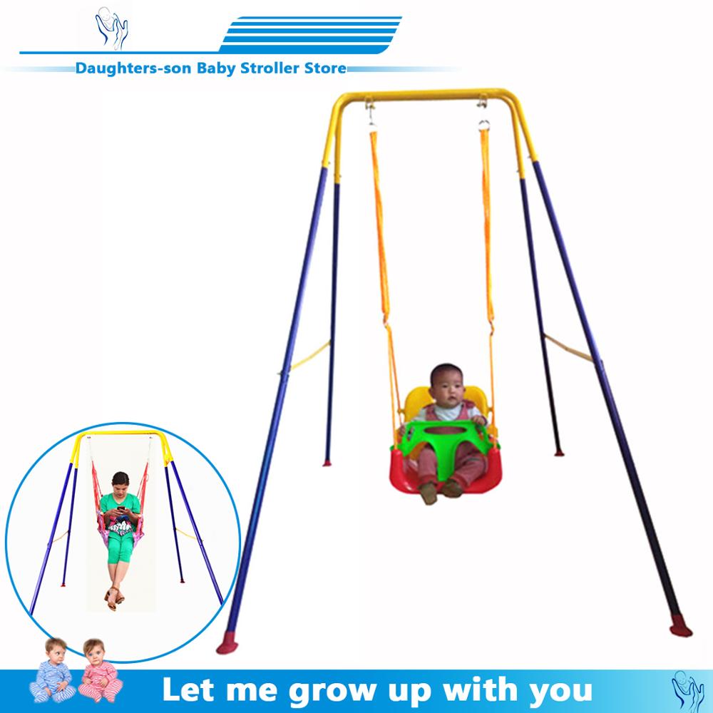 Children's swing With a baby artifact Baby bouncing chair baby child jumping chair fitness frame swing indoor hanging chair toy