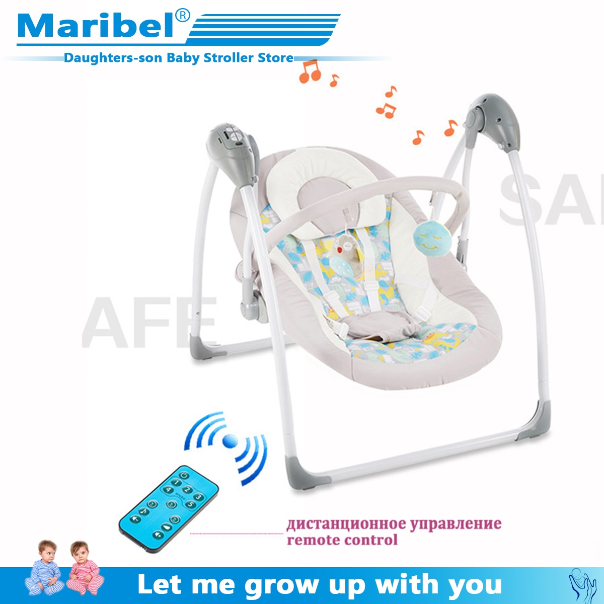 2020 safety baby rocking chair 0-3 baby Electric cradle rocking chair soothing the baby's artifact sleeps newborn sleeping