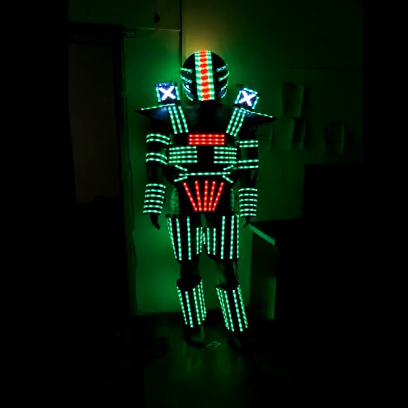 LED Robot suits/LED robot Costume /Light suits/ The programming controller sets the helmet