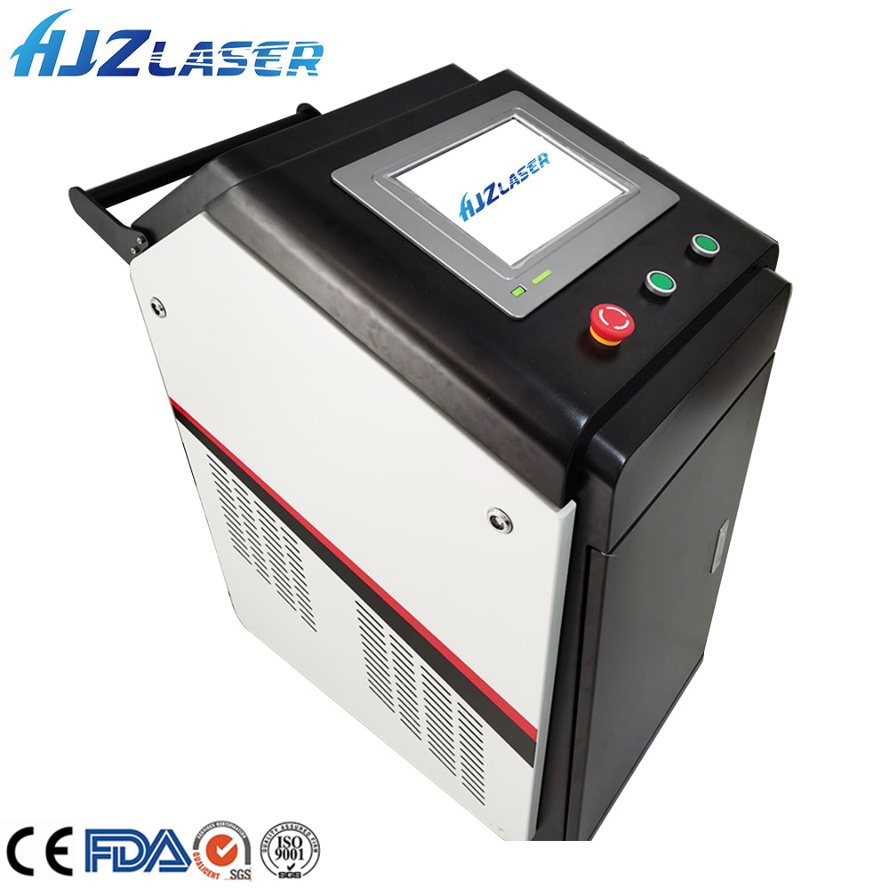 100W Fiber Laser Cleaning Machine Rust Oil Coating Painting Removal Metal Stone Steel