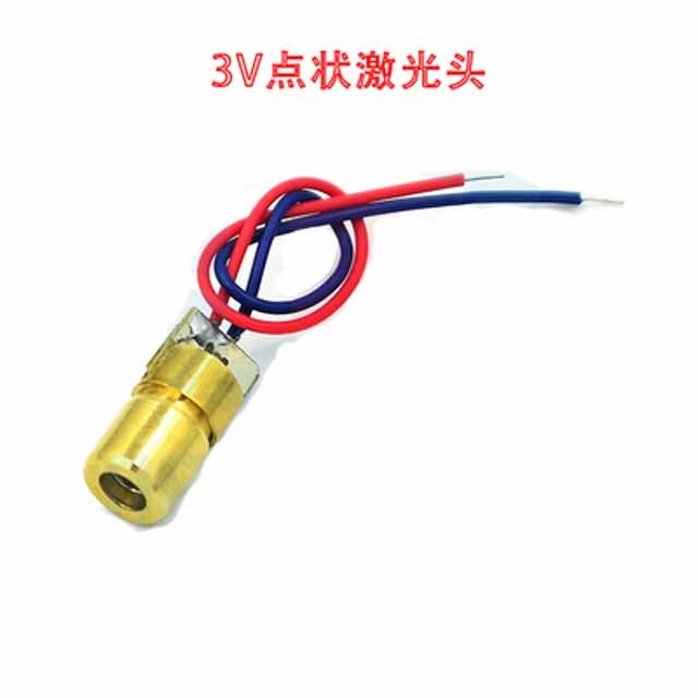 3V laser head laser diode dotted copper semiconductor laser tube 6MM outer diameter