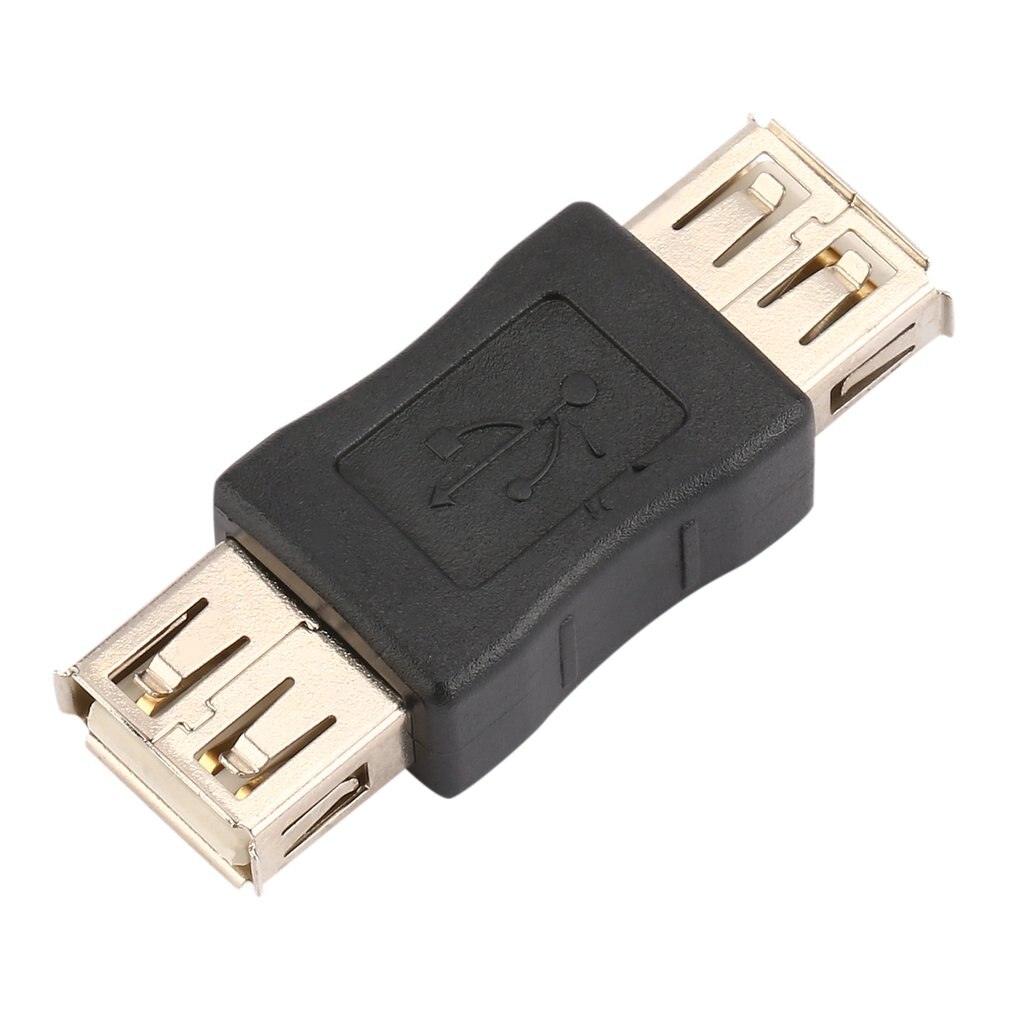 USB 2.0 Type a Female to Female Coupler USB Adapter Connector to F / F Converter Application in Lighting Cable Adapter Polybag