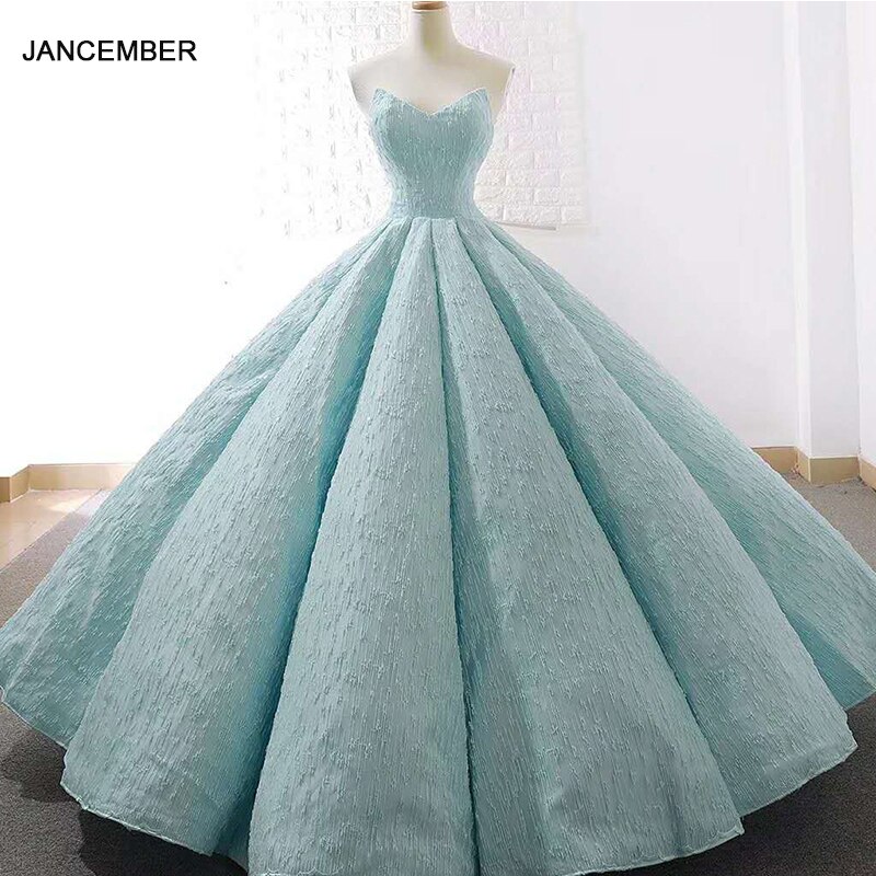 J66675 Jancember 15 Years Quinceanera Dress 2020 Strapless With Sleeveless Prom Party Ball Gowns Floor Length