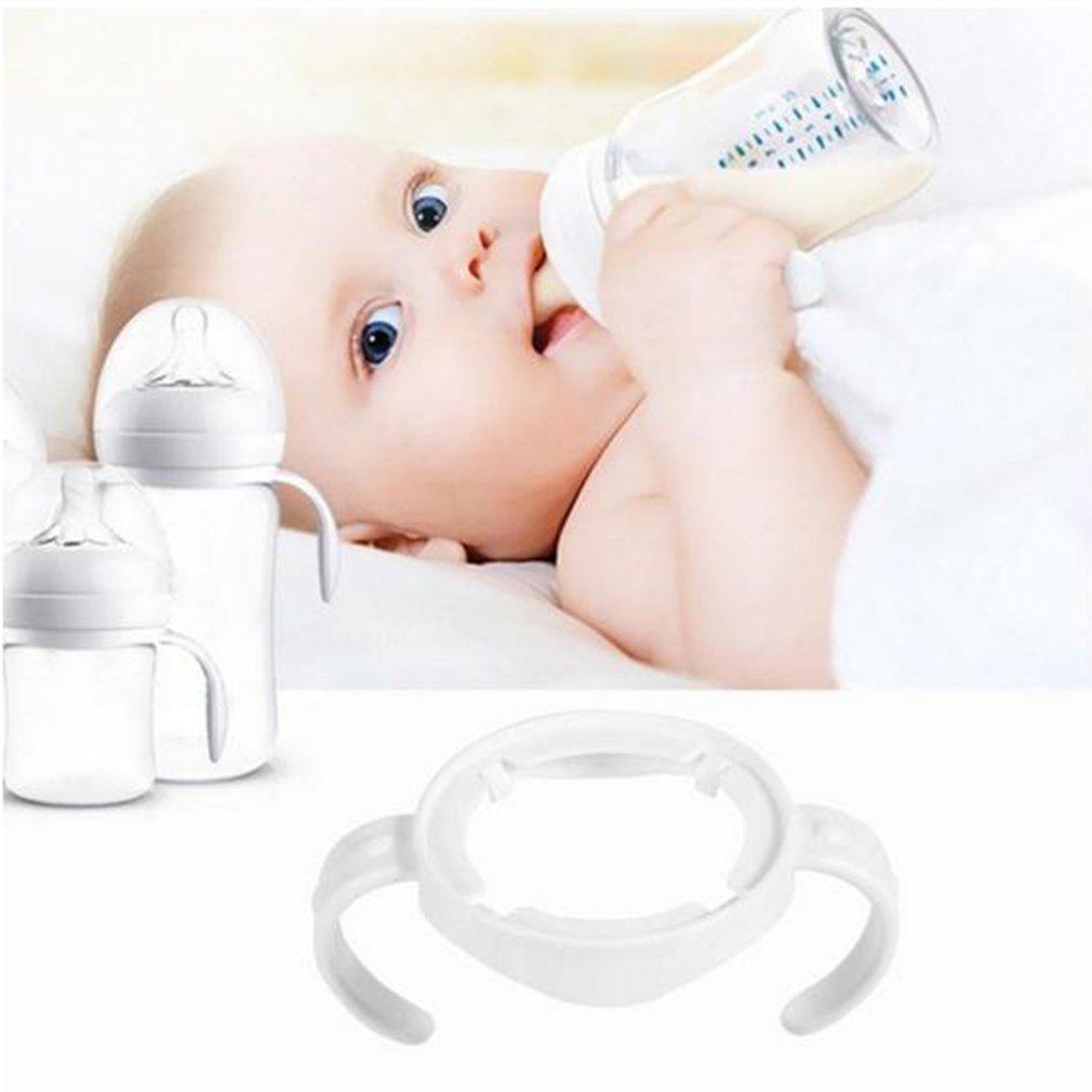 Hot! Bottle Grip Handle for Avent Wide Caliber Mouth Natural PP Glass Feeding Universal Baby Bottle Accessorie 1pc Drop shipping