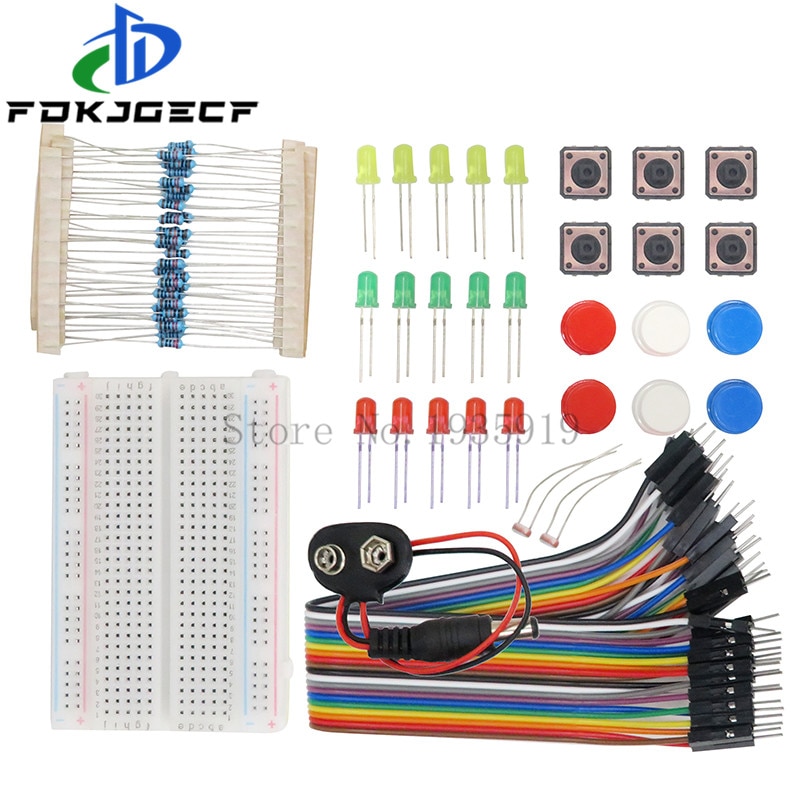 Starter Kit UNO R3 Mini Breadboard LED Jumper Wire Button for arduino Diy Kit school education lab