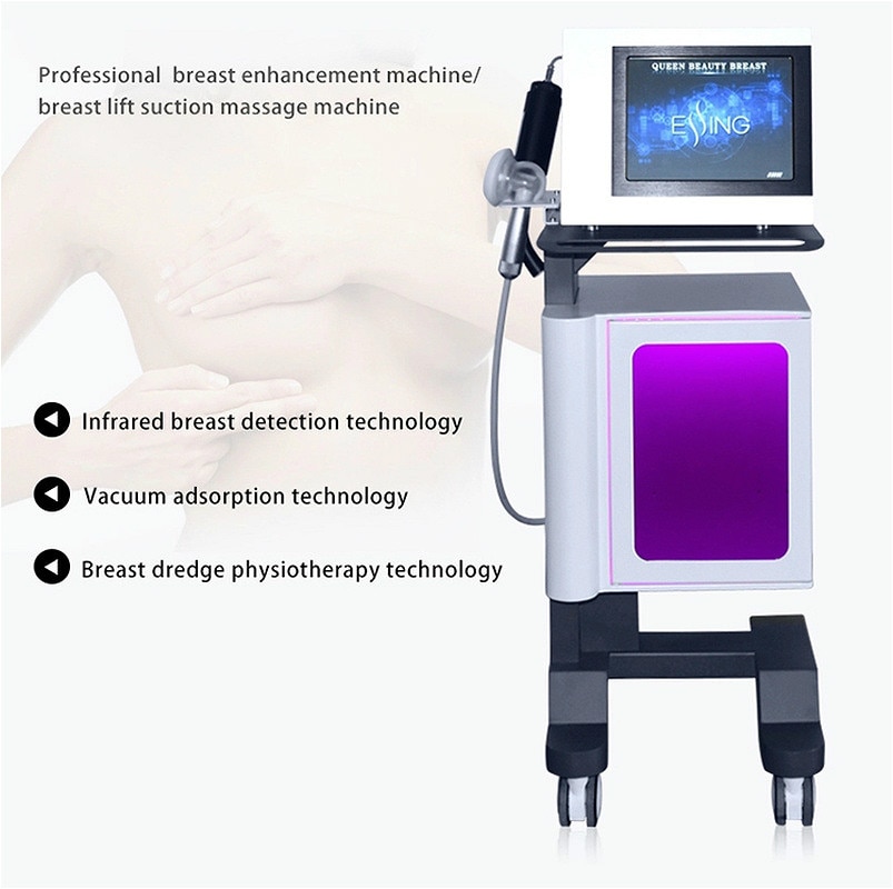 2020 New Product Electric Breast Enlarge Machine Beauty Massager Sexy Breast Enhancer Tool Chest Enlargement Stimulator