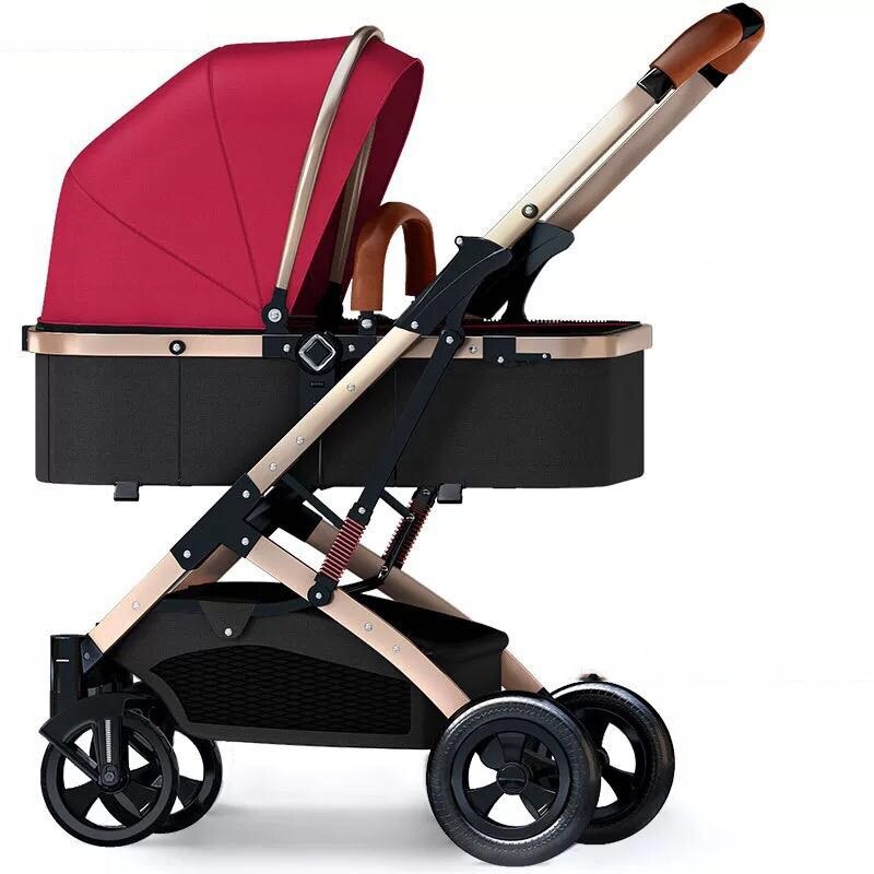 Baby Stroller 3 In 1 Newborn Baby Stroller Baby Tricycle Pushchair Baby Carriage Carinho De Baby Lightweight Stroller BA60TC