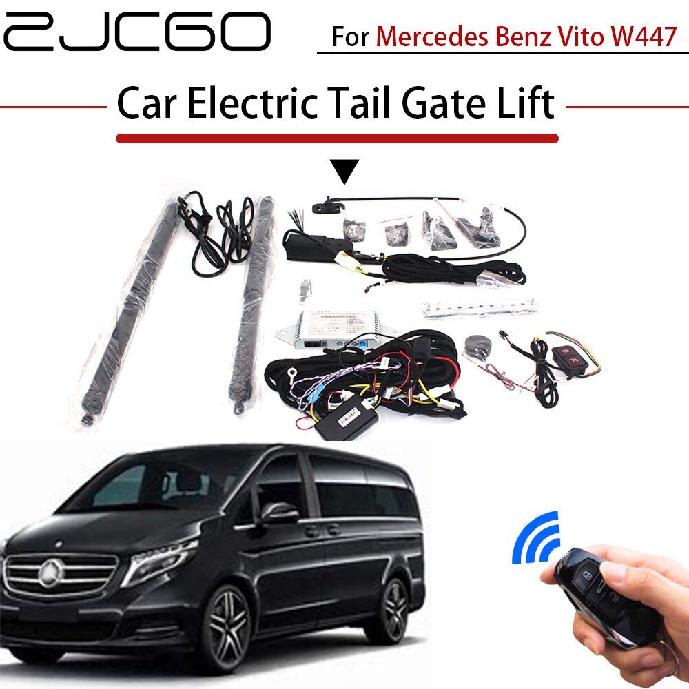 ZJCGO Car Electric Tail Gate Lift Trunk Rear Door Assist System for Mercedes Benz Vito W447 Original Car key Remote Control