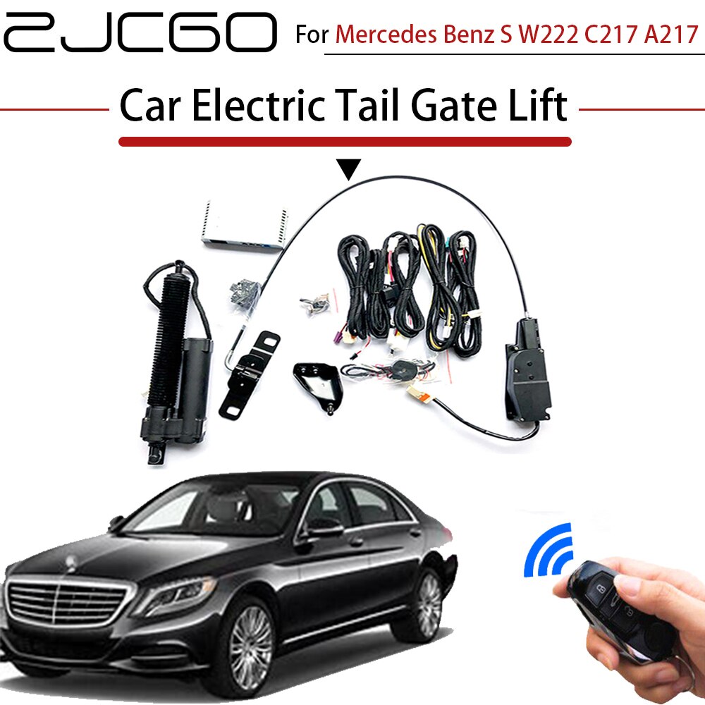 ZJCGO Car Electric Tail Gate Lift Trunk Rear Door Assist System for Mercedes Benz S W222 C217 Original Car key Remote Control