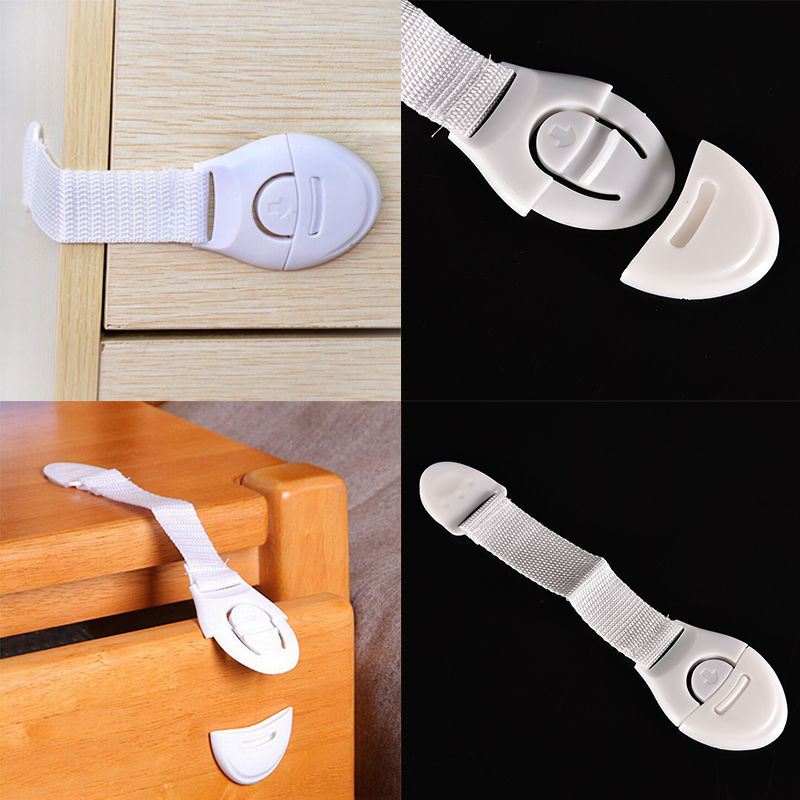 1PC New Cabinet Door Drawers Refrigerator Toilet Safety Plastic Lock For Child Kid Baby Safety Lock