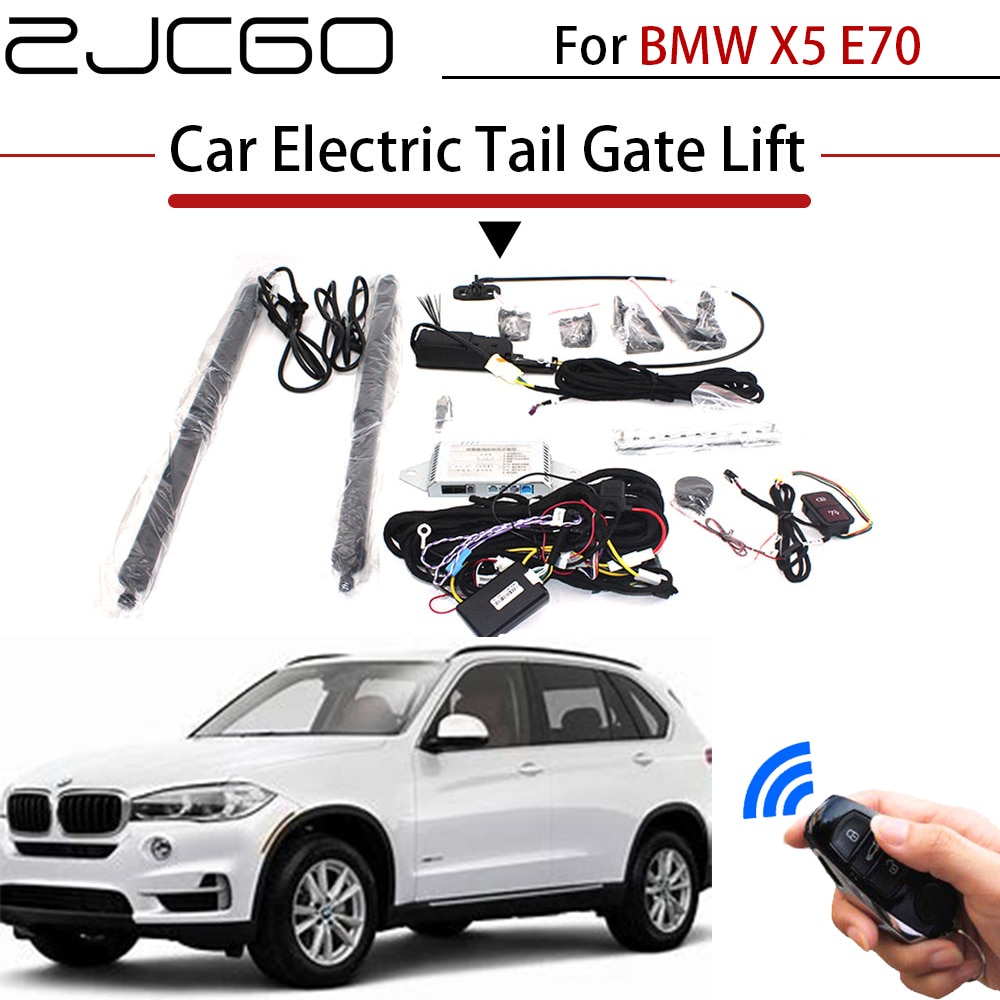 ZJCGO Car Electric Tail Gate Lift Trunk Rear Door Assist System for BMW X5 E70 2008~2013 Original Car key Remote Control
