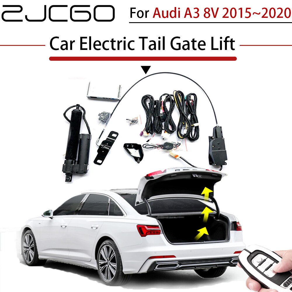 ZJCGO Car Electric Tail Gate Lift Trunk Rear Door Assist System for Audi A3 8V 2015~2020 Original Car key Remote Control