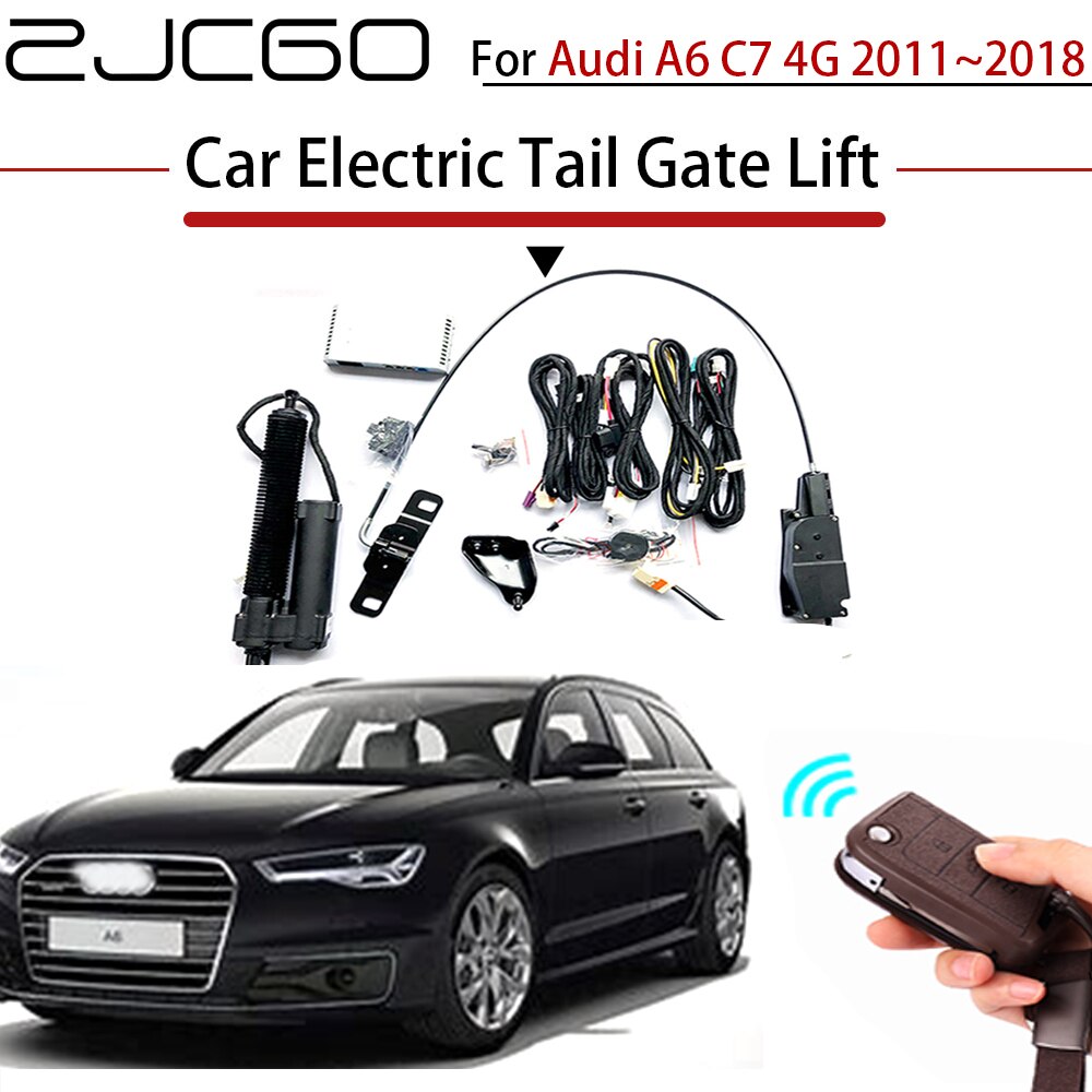 ZJCGO Car Electric Tail Gate Lift Trunk Rear Door Assist System for Audi A6 C7 4G 2011~2018 Original Car key Remote Control