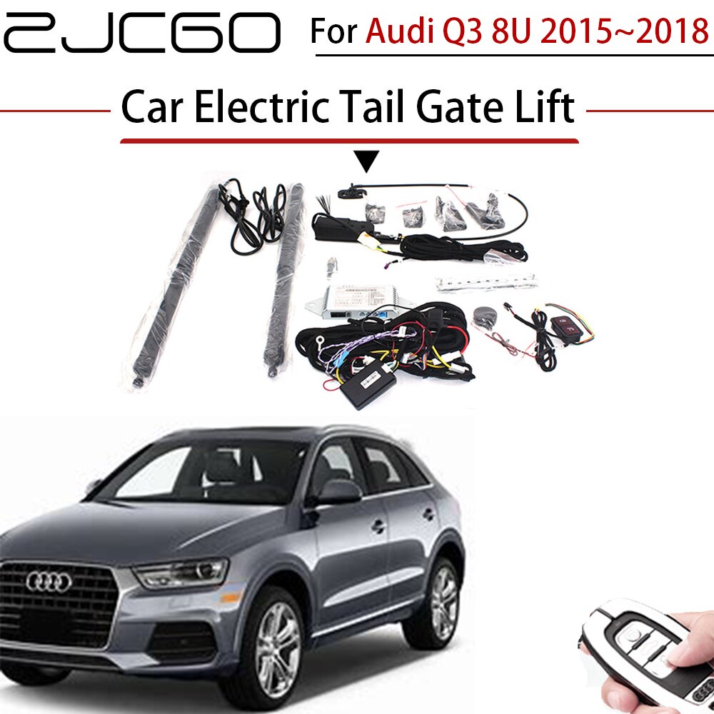 ZJCGO Car Electric Tail Gate Lift Trunk Rear Door Assist System for Audi Q3 8U 2015~2018 Original Car key Remote Control