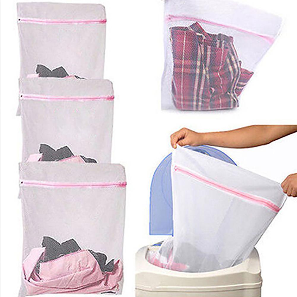 3 Sizes Underwear Clothes Aid Bra Socks Laundry Washing Machine Net Mesh Bag Laundry Bags travel storage bag