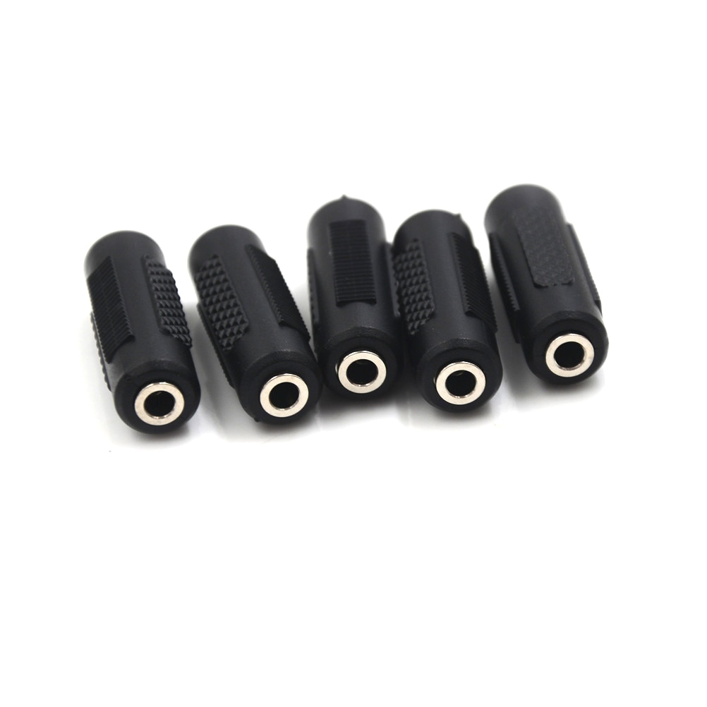 3.5 Mm Female To 3.5mm Female Jack Stereo Connector Coupler Adapter Audio Cable Extension For MP3 DVD Headphone Car