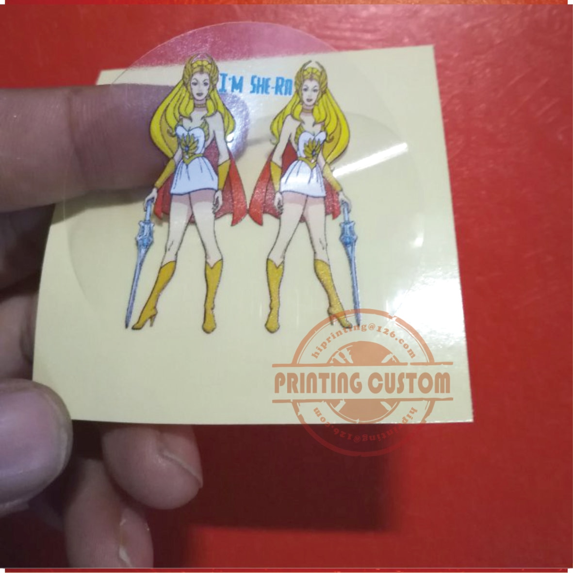 bottle sticker cut in roll ,each roll 1000pcs custom