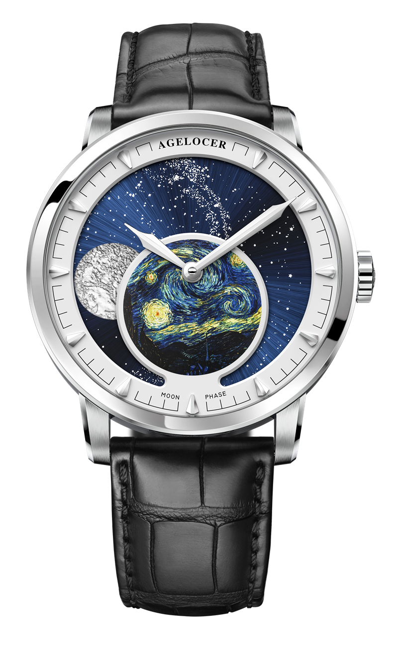 AGELOCER Caliber.A 4610 Men Moon phase Mechanical Automatic Luxury Watch