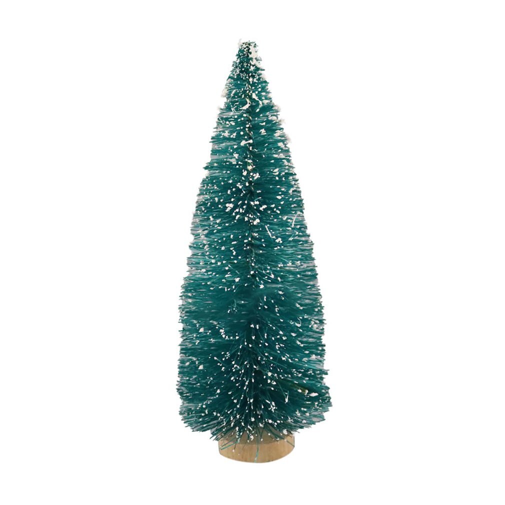 Decorative Small Christmas Tree Sisal Silk Tower Pine Mini Christmas Tree Ornaments Desktop Decorations