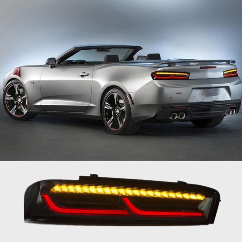 Car LED Tail Light Assembly for Chevrolet Camaro 2015-2017 Car Accessories Retrofit Streamer Turn Light Signal Light Brake Light