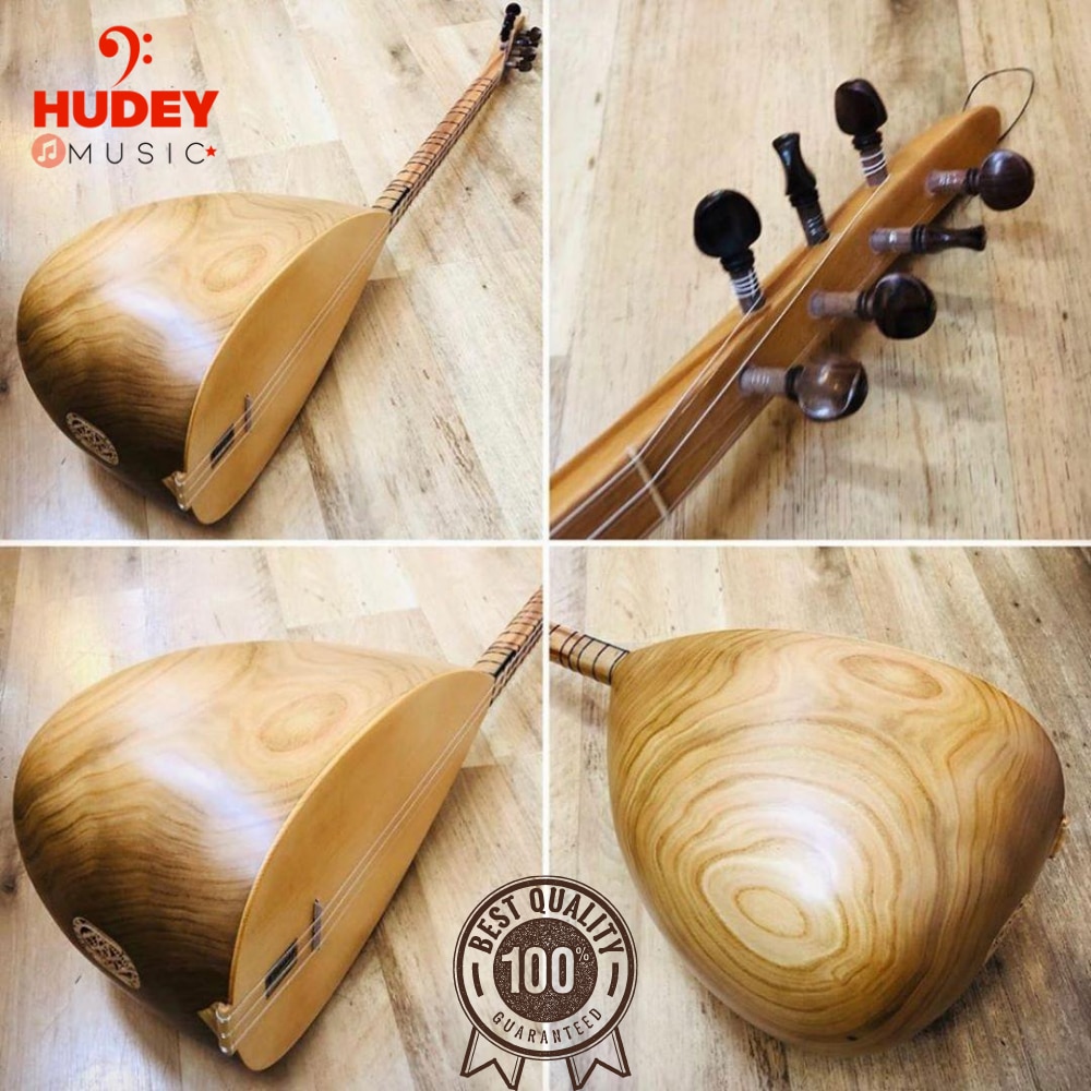 HUDEY Baglama Bağlama Short Fretboard Saz Turkish Guitar гитара укулеле عود موسيقي Oud Andralyn Bag Store Guitar Tezene Mizrap