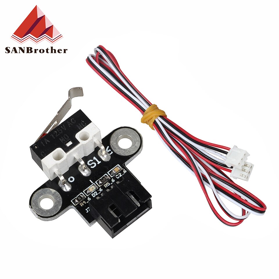 3D Printer Parts Mechanical Limit Switch Module Horizontal Type Endstop With 1M Cable For DIY Motherboard Reprap Ramps1.4