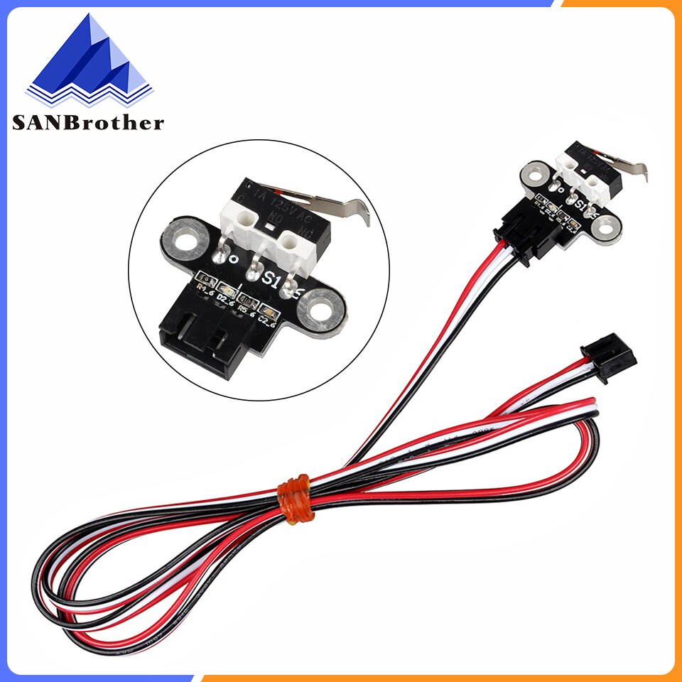 3D Printer Parts Mechanical Limit Switch Module Horizontal Type Endstop With 1M Cable For DIY Motherboard Reprap Ramps1.4
