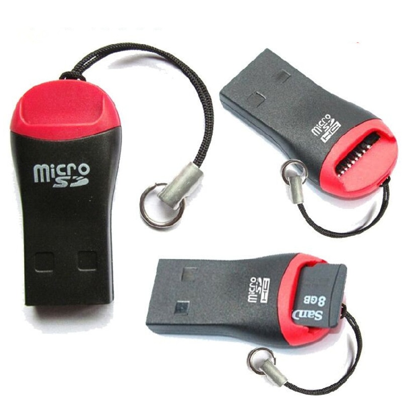 New High Speed USB 2.0 Mini Micro SD T-Flash TF M2 Memory Card Reader