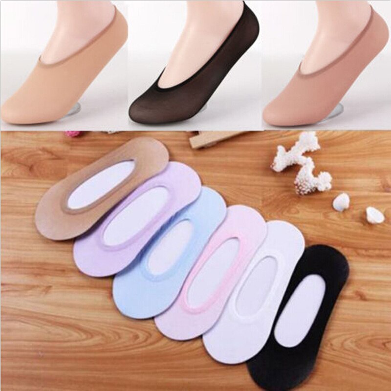 10 Pairs Ladies Women Invisible Footsies Shoe Liner Trainer Ballerina Boat Socks Thin Socks Women's Socks Hosiery Sock Slippers