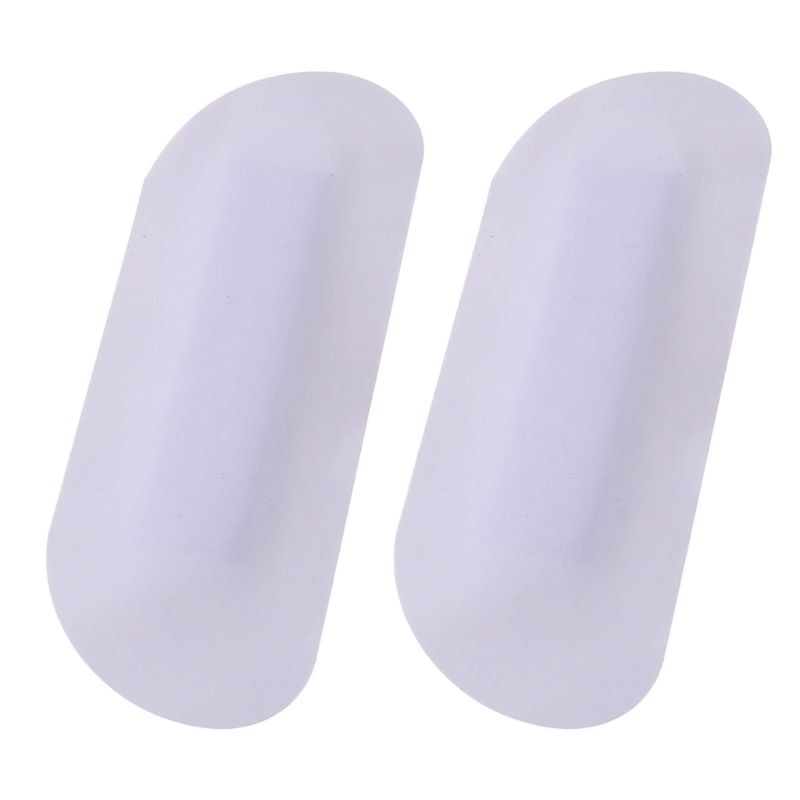 1Pair Foot Care Imitation Leather Heel Protectors Pain Back Heel Pad