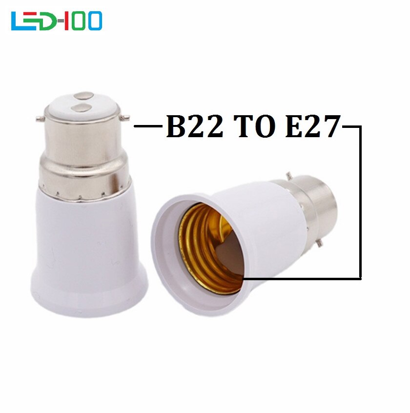 B22 to E27 Socket Lighting Accessories base Socket Adapter Converter