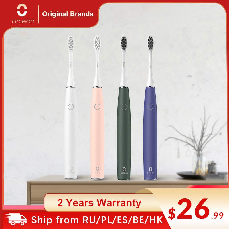 Oclean Air 2 Sonic Mute Electric Toothbrush IPX7 Waterproof Fast Charging 3 Brushing Mode Quiet Sonic Smart Toothbrush for Adult
