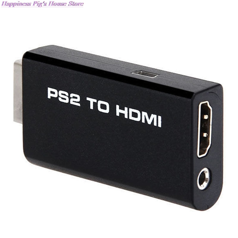 For PS2 To HDMI 480i/480p/576i Audio Video Converter Adapter With 3.5mm Audio Output Supports For PS2 Display Modes