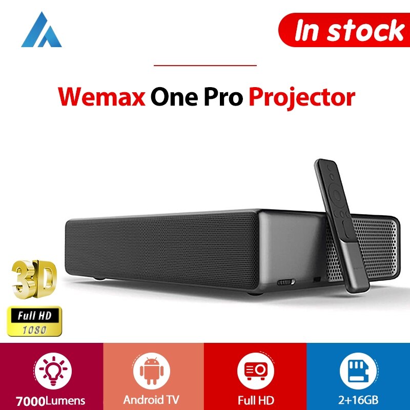 WEMAX ONE PRO Laser Projector Xiaomi Ecosystem Full HD 1080P 3D Android TV ALPD 7000 Lumen Ultra short Home Theater Prejector