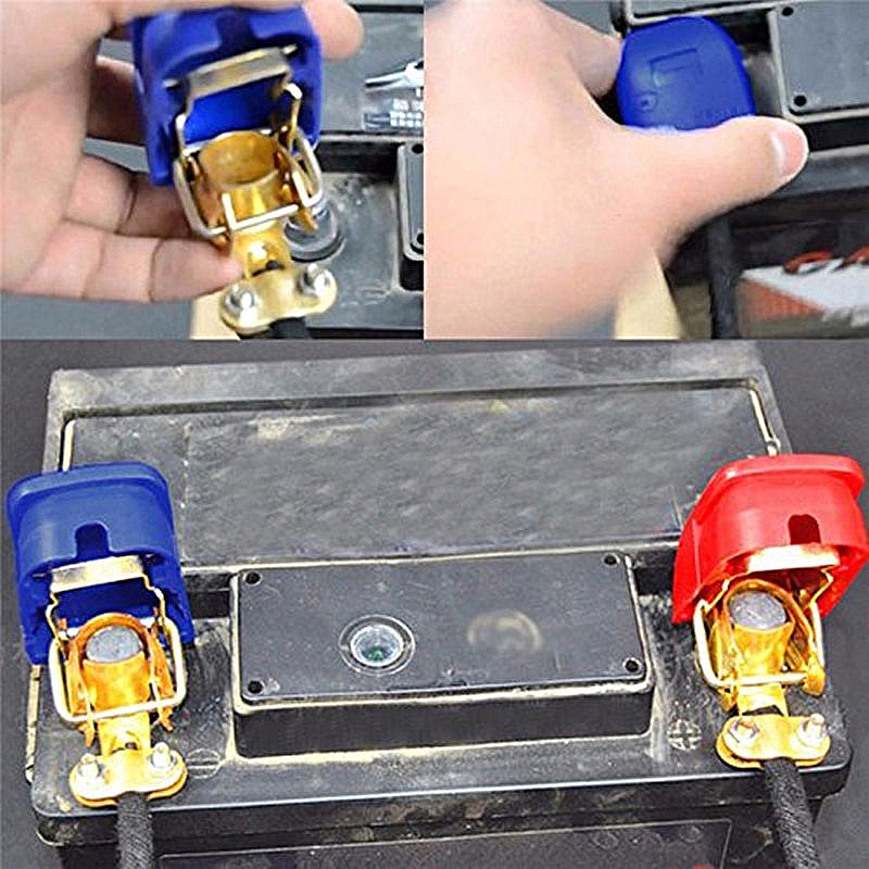 Universal 1pc 12V Quick Release Battery Terminals Clamps For Car Caravan Boat Motorcycle Car-styling Car Accessories