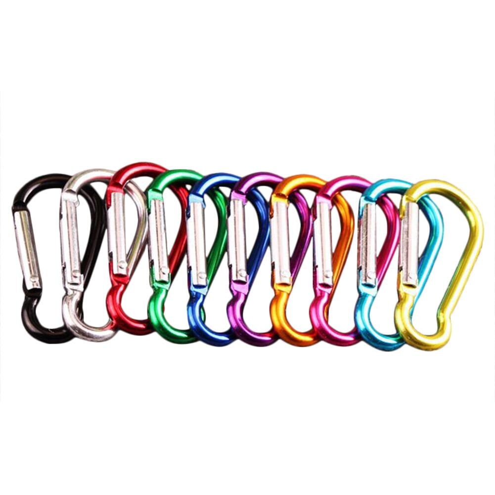New Carabiner for Keys Chain Key Chain Mini Gourd-Shaped Aluminum Alloy Keychain Clip Hook Lock Travel Hiking Camping