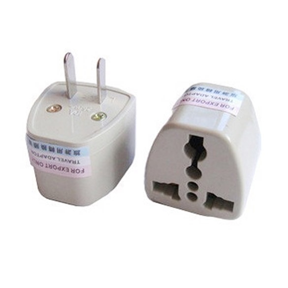 Universal Travel AC Wall Power Adapter China and UK Plug to US Plug Socket