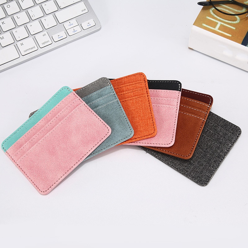 2020 New Card Holder Slim Bank Credit Card ID Cards Coin Pouch Case Bag Wallet Organizer Women Men Thin Business Card Purse