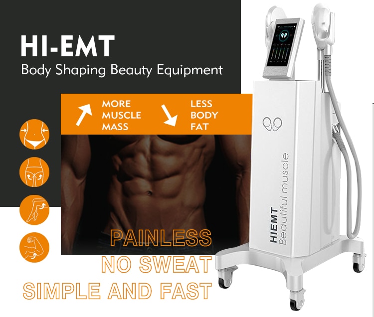High Intensity Focused Electromagnetic EMSlim Muscle Stimulation Body Sculpture Machine for Muscle Fast Build&Fat Burning