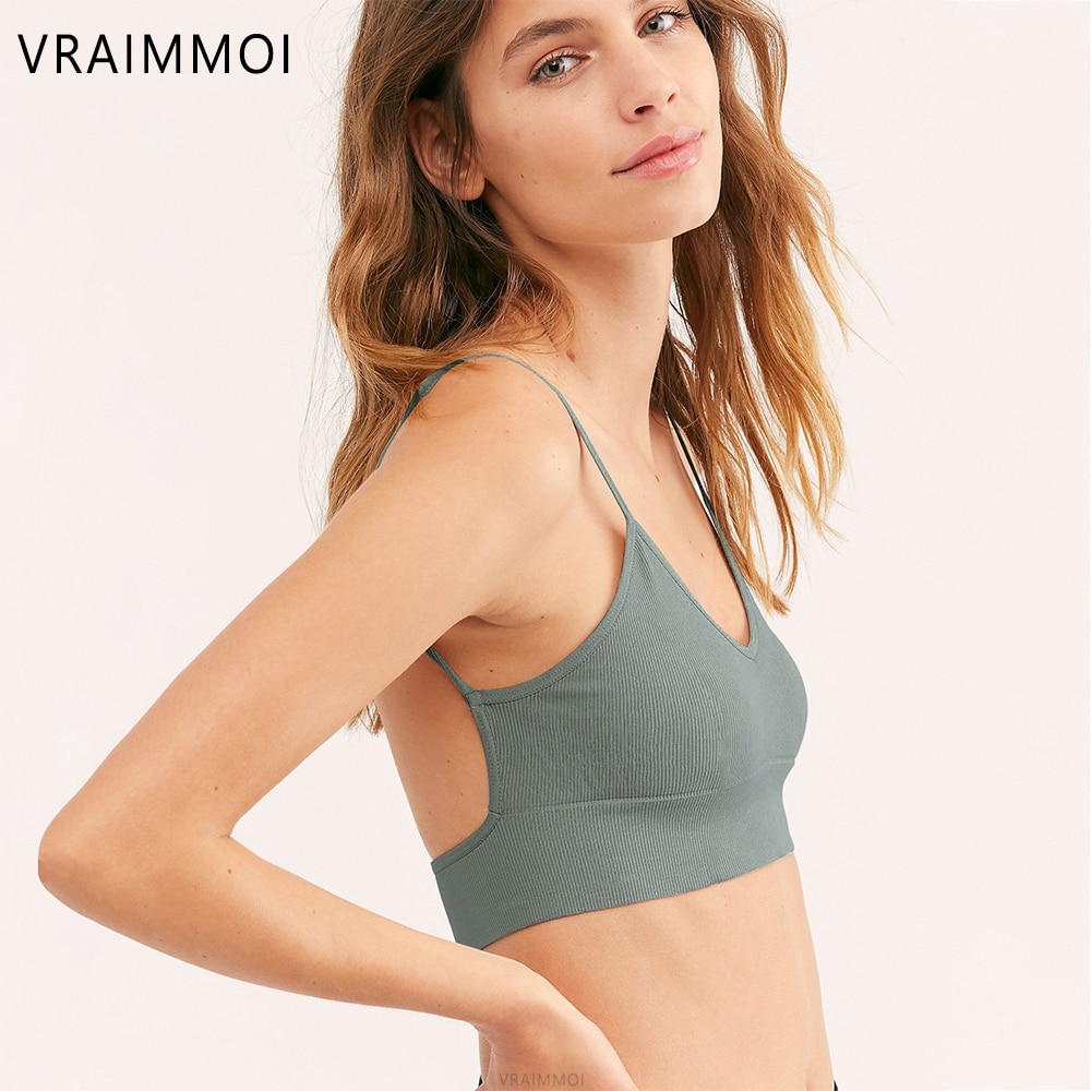 Women Sexy Crop Tops Bra Tube Top Female Streetwear Sleeveless Seamless Sports Bra Crop Camis Top Tee Bandeau Top Basic Tank