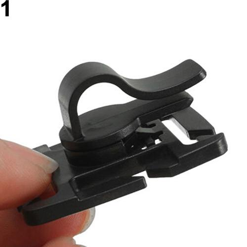 2Pcs Rotatable Water Bladder Tube Trap Hose Clip for Webbing Hydration Backpack