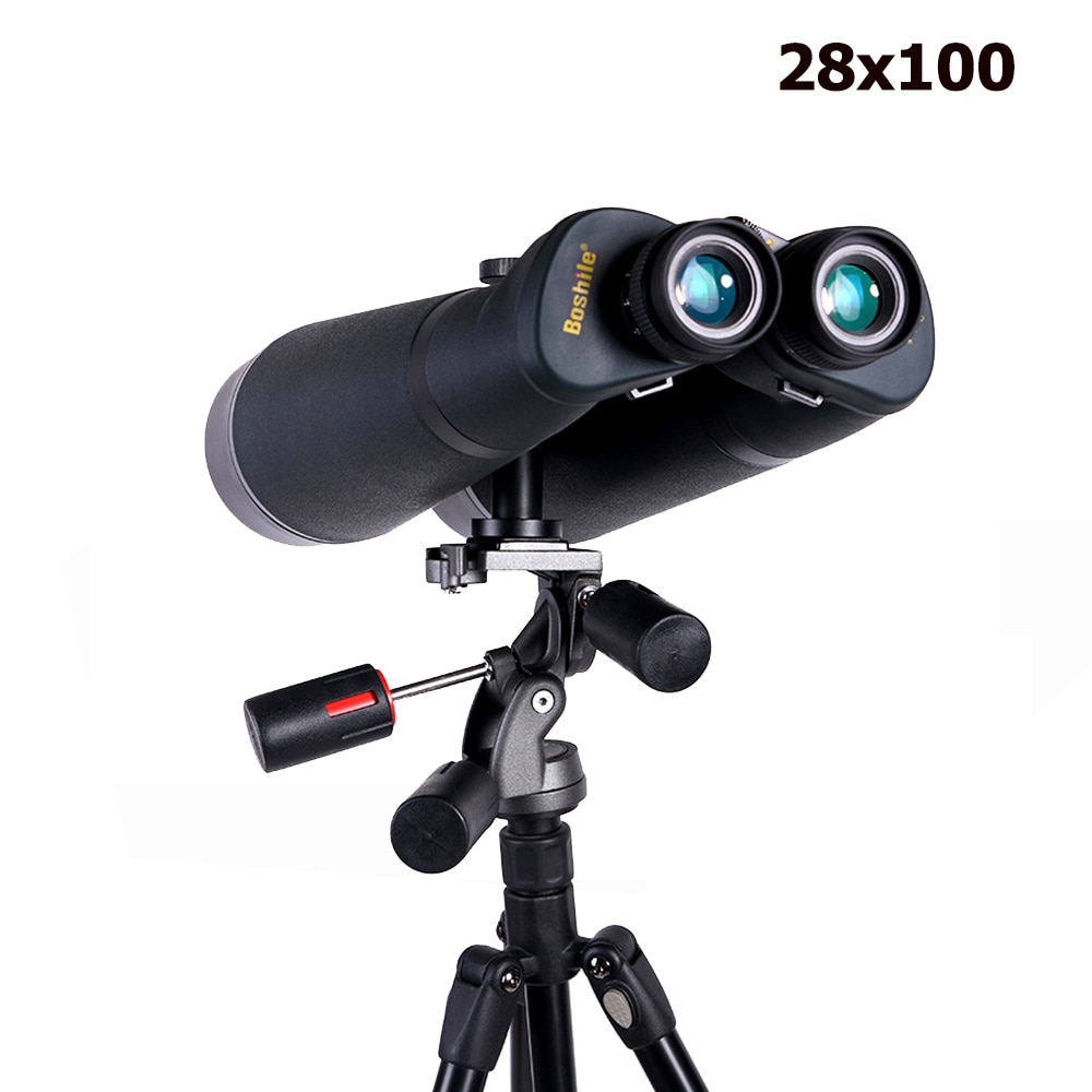 28x100 lens all-optical giant post telescope binoculars 100mm Objective Lens with tripod Large Astronomy Binoculars