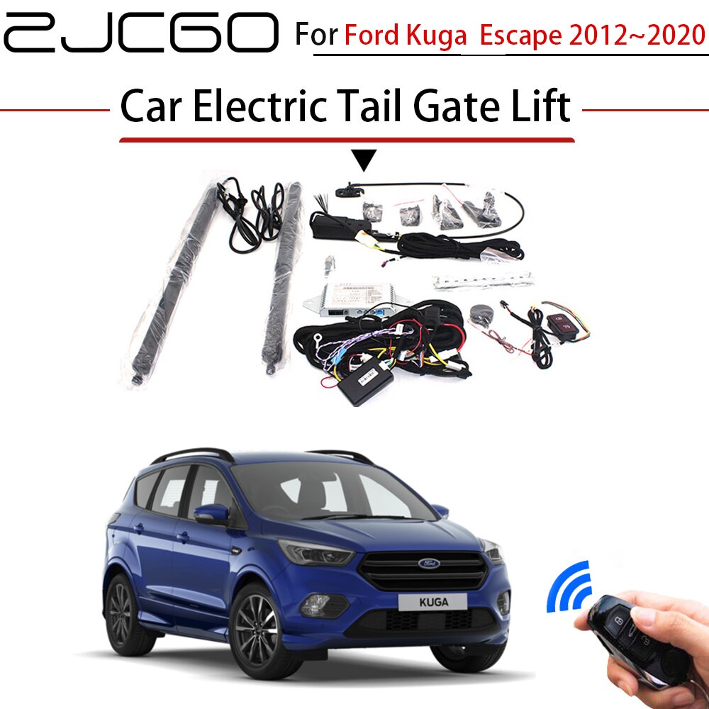 ZJCGO Car Electric Tail Gate Lift Trunk Rear Door Assist System for Ford Kuga Escape 2012~2020 Original Car key Remote Control