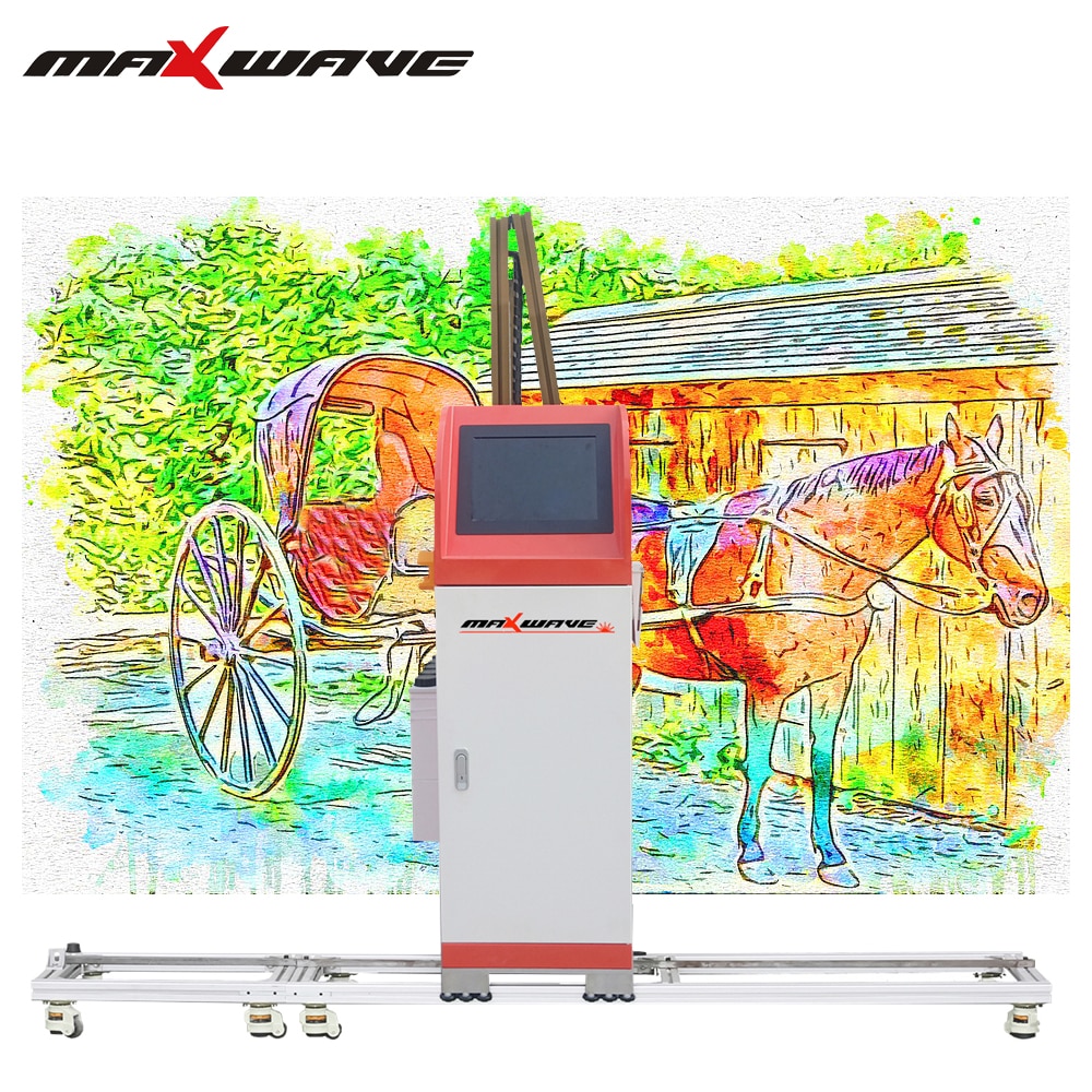 Chinese Wall Pen Wide Format Tablet PC Control Art Zeescape 3D Vertical Direct To Wall Inkjet Printer On