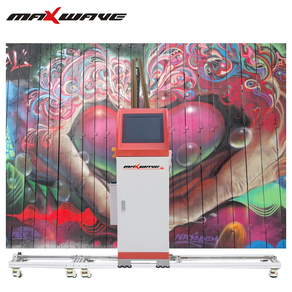 High Speed Direct To Wall Painting Machine 3D Wall Inkjet Printer Without Width Limit