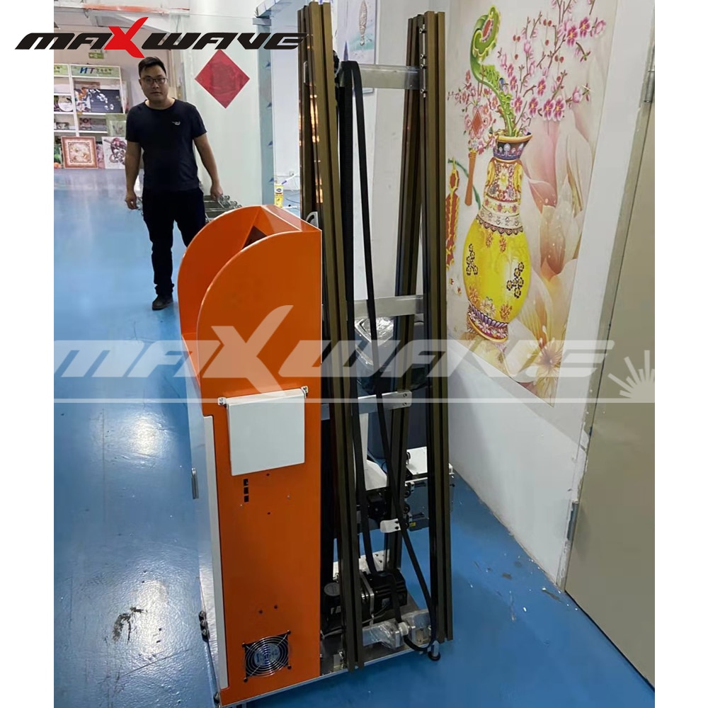 Industrial Vertical UV Wall Printer UV Printing In Wall Glass Metal Plastic Plate Customize Design