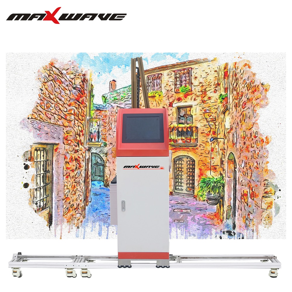 Vertical 3D Wall Art Printer Machine Digital Color UV Ink Wall Printing Machine