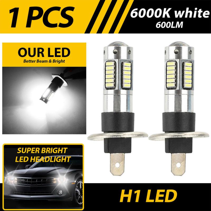 CAR H1 LED Car Light Projector Fog Light Bulbs Kit Car Headlight Bulbs 6000k Car Accessories Lights Lighting Led Fog Light