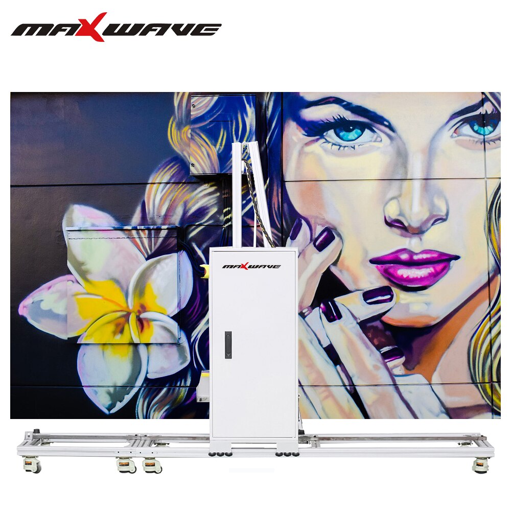 3D Effect Personalized High Resolution DIY Version Vertical Direct To Wall Mural Inkjet Printer