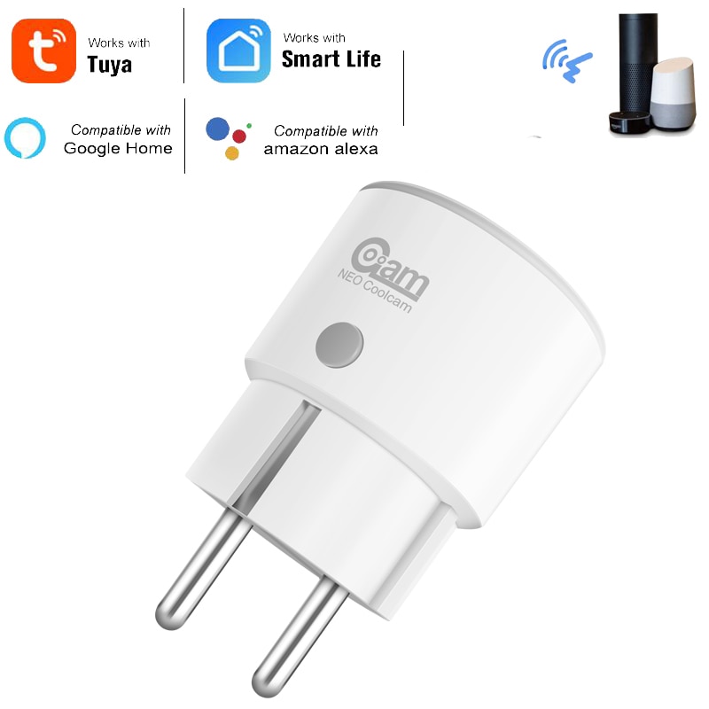 NEO Coolcam 16A WiFi Smart Plug Wireless Smart Outlet With Power Energy Monitor Compatible With Alexa Echo,Google Home,IFTTT